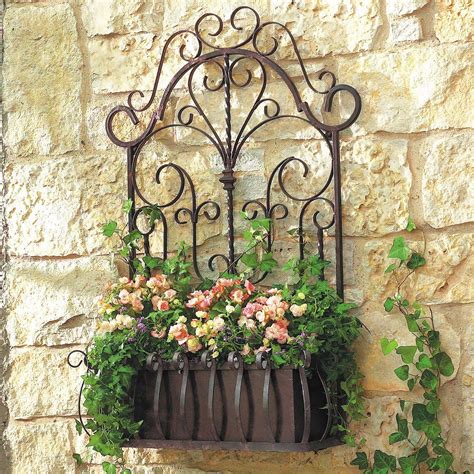 metal window planter box|decorative wrought iron window boxes.